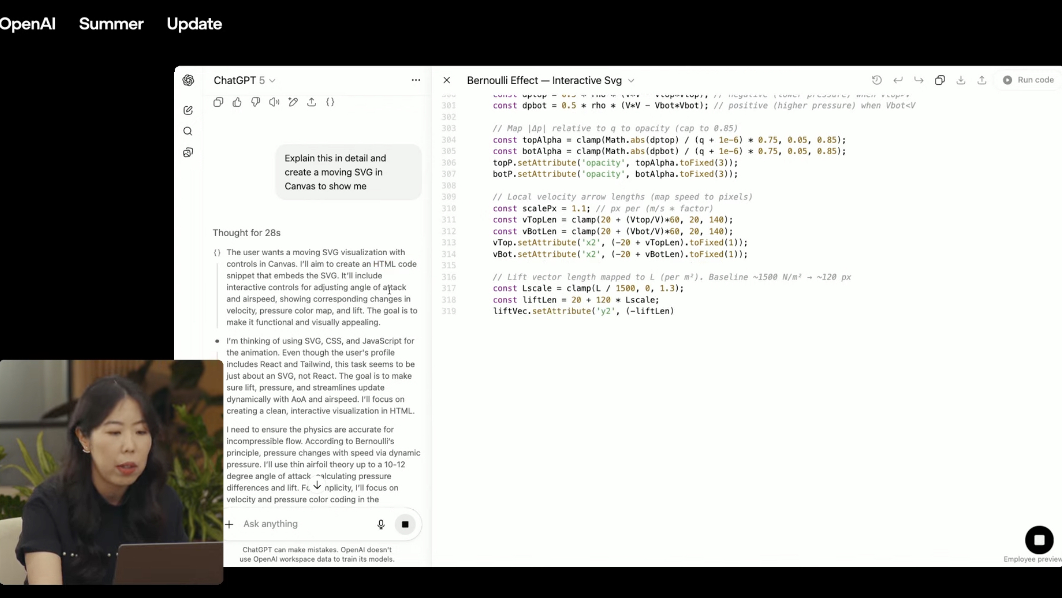 OpenAI GPT-5 Demo