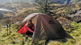 best one-person tent: wild camping in the MSR FreeLite 1