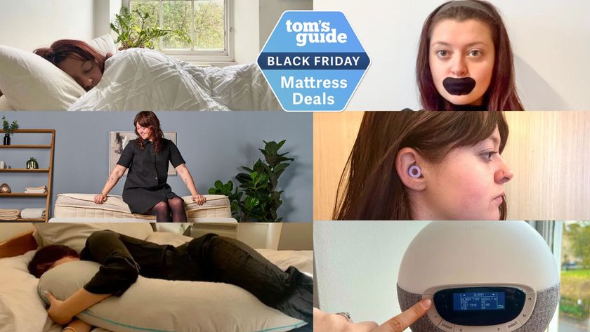 Tom&#039;s Guide Sleep Features Editor trying out different sleep products including mouth tape, earplugs, mattresses and blankets