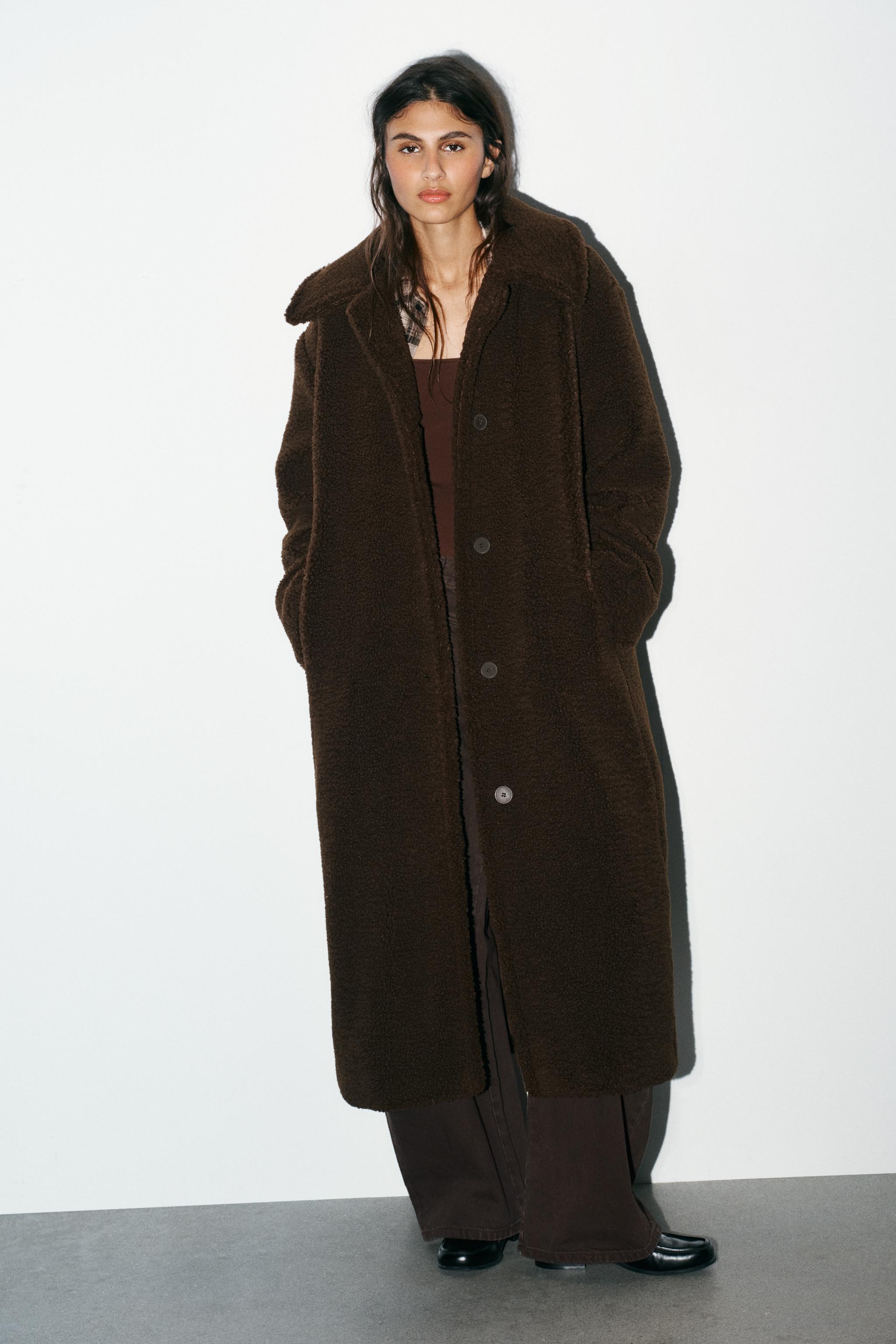 Faux Shearling Coat