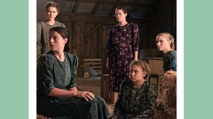 Is Women Talking streaming? Pictured: Claire Foy, Jesse Buckley and Rooney Mara star in the drama Women Talking