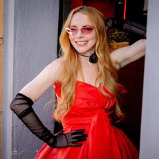 Lindsay Lohan Freakier Friday beauty routine