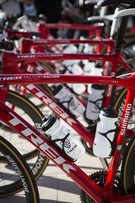 2015 Trek Factory Racing's Domane 6 Series painted in viper red