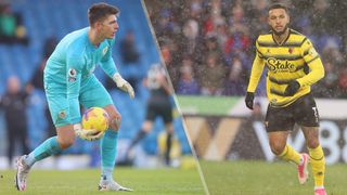 Nick Pope of Burnley and Joshua King of Watford could both feature in the Burnley vs Watford live stream