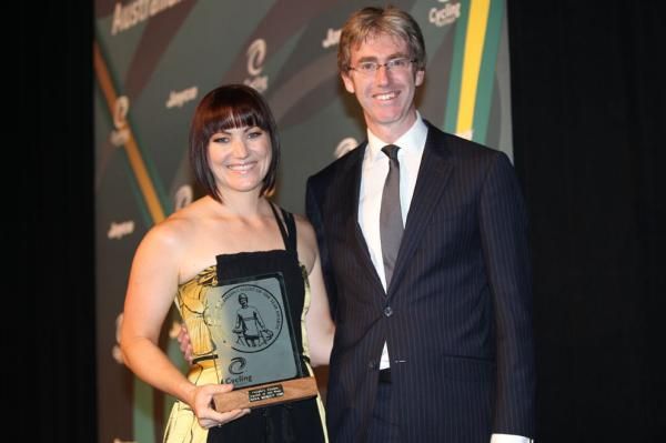 Anna Meares won the peoples' choice prize
