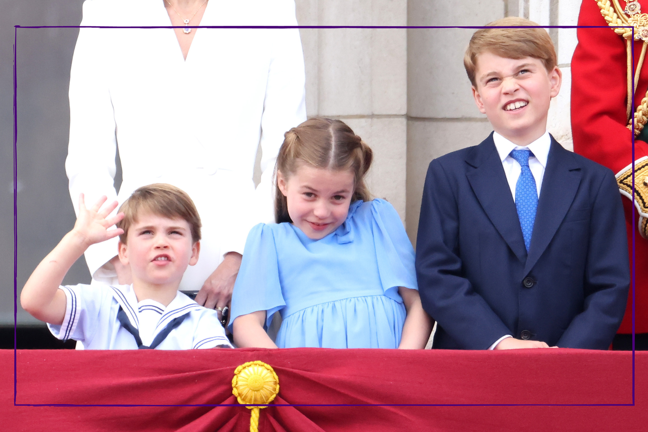 Prince Louis, Princess Charlotte and Prince George