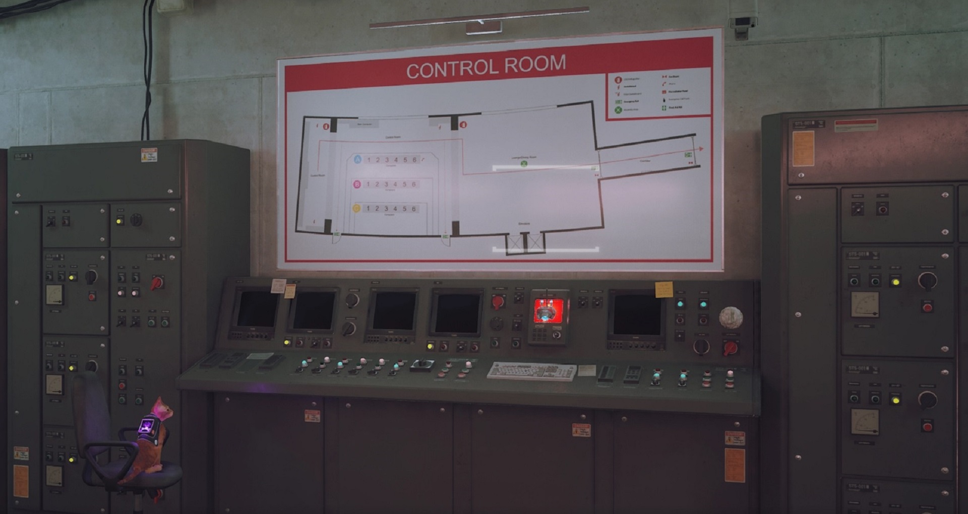 stray control room terminal