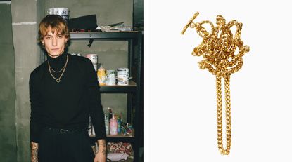 Elhanati's new men's jewellery collection in gold and malachite