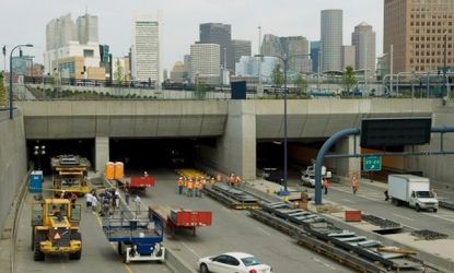 Boston's "Big Dig" began in the 1980s and the last ramp of the mega tunnel project opened in 2006.